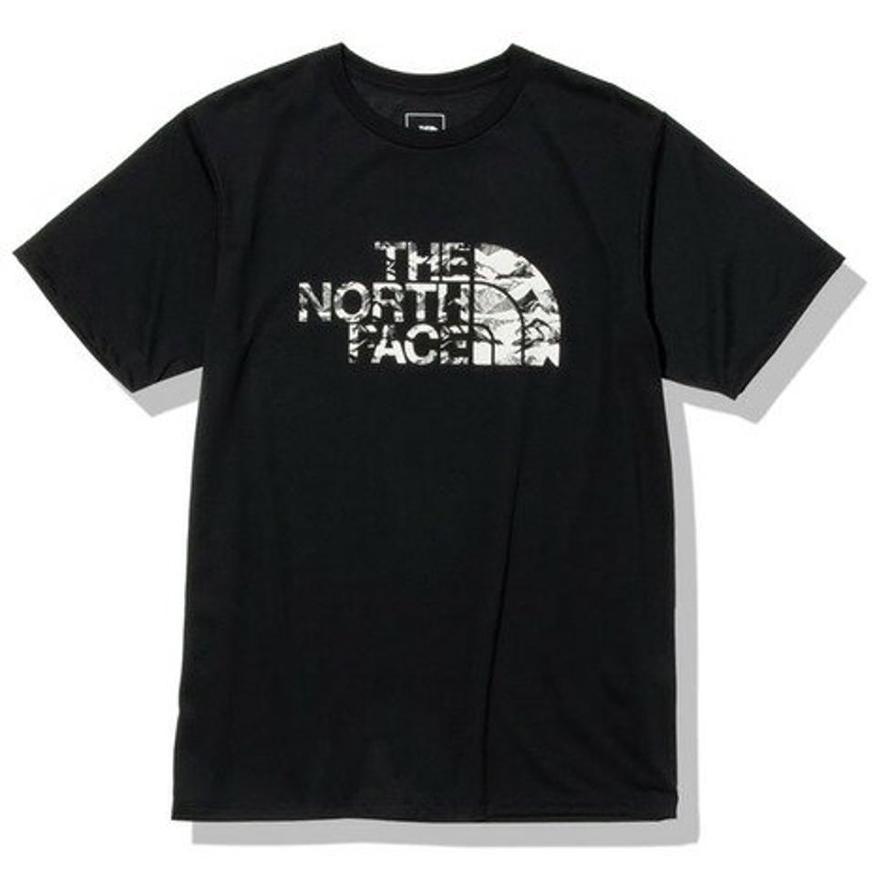 ノースフェイス（THE NORTH FACE） マウンテンピークロゴ半袖Tシャツ NT82282 K （メンズ）