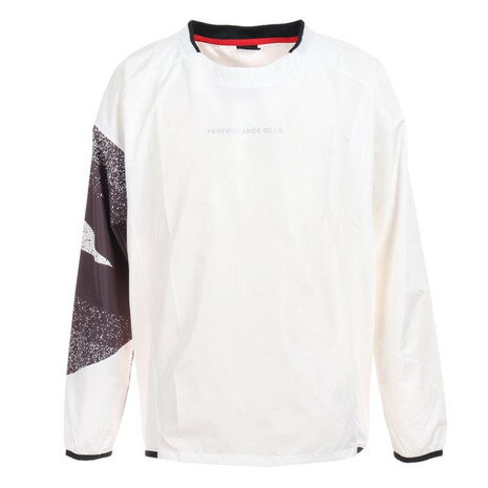 【3点10％OFFクーポン対象！10/26まで】パフォーマンスギア（PG）（メンズ）バスケットボールウェア ピステシャツ 751PG0ES1605 WHT