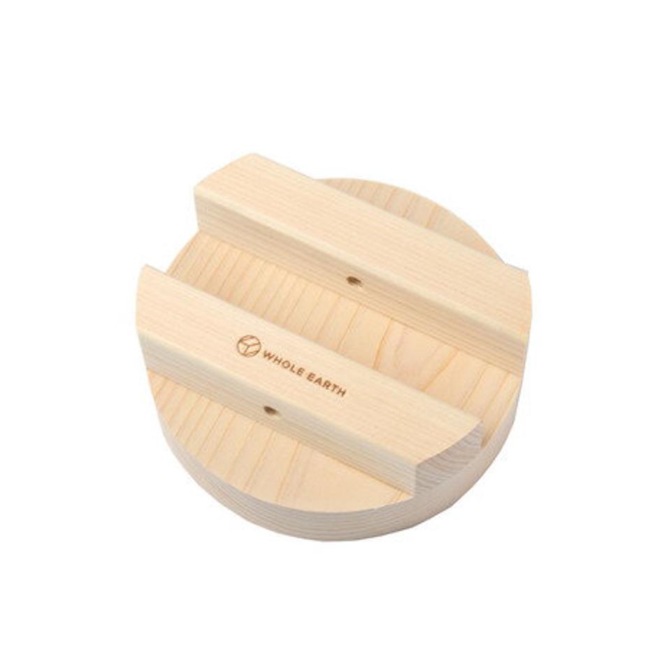 ホールアース（Whole Earth） HINOKI POT LID ヒノキ ポット リッド WE2MDJ30 ひのき 抗菌 シェラカップ 釜蓋 キャンプ アウトドア