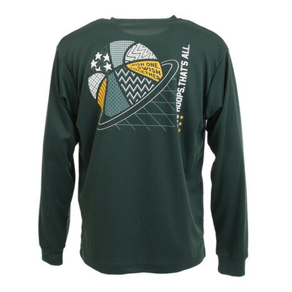 エックスティーエス（XTS） ドライ 吸汗速乾 長袖Tシャツ 751G0CD1637 GRN バスケットボールウェア ロンT （メンズ）