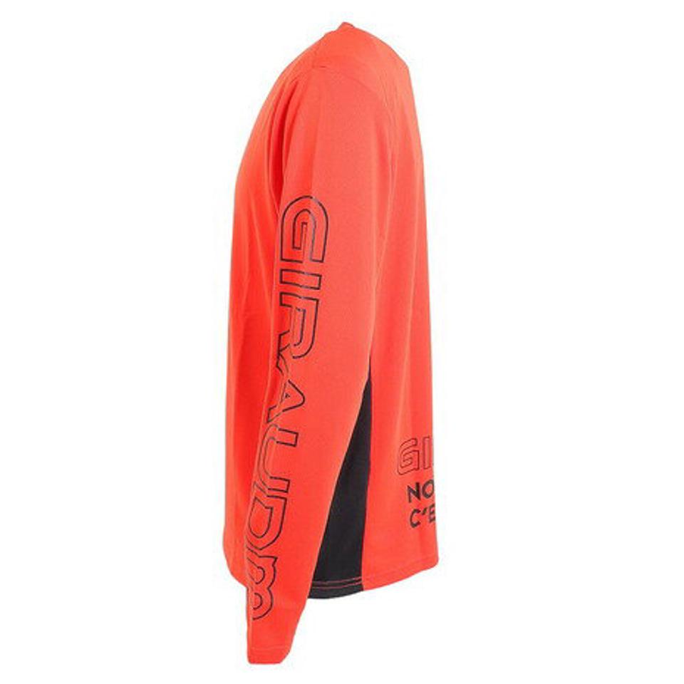 【10%OFFクーポン！ 10/27まで】ジローム（GIRAUDM） サッカー フットサルウェア ロングスリーブ プラシャツ 741GM1UK7657 ORG （メンズ）