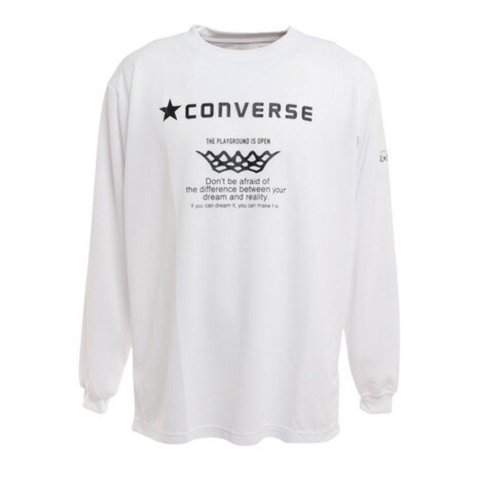 コンバース（CONVERSE）（メンズ）バスケットボールウェア ロンT プリント長袖Tシャツ CB222357L