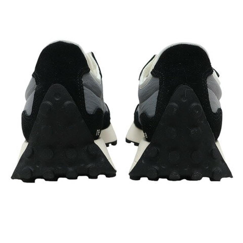 ニューバランス（new balance）（メンズ）スニーカー 327 MS327 CI D 黒 ブラック グレー 厚底 ナイロン スエード リンクコーデ オールシーズン 通勤 通学