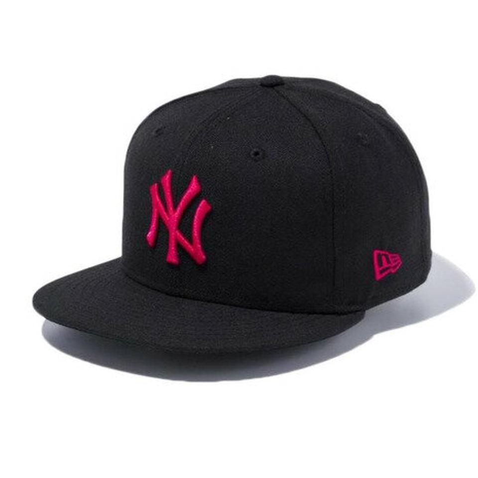 ニューエラ（NEW ERA） 帽子 キャップ 9FIFTY ニューヨーク・ヤンキース ブラック×ストロベリー 12492803 （メンズ）