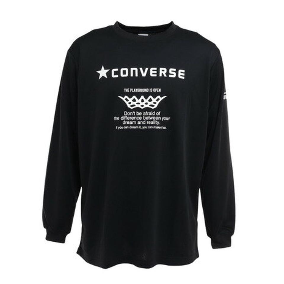 コンバース（CONVERSE） バスケットボールウェア ロンT プリント長袖Tシャツ CB222357L-1911 （メンズ）