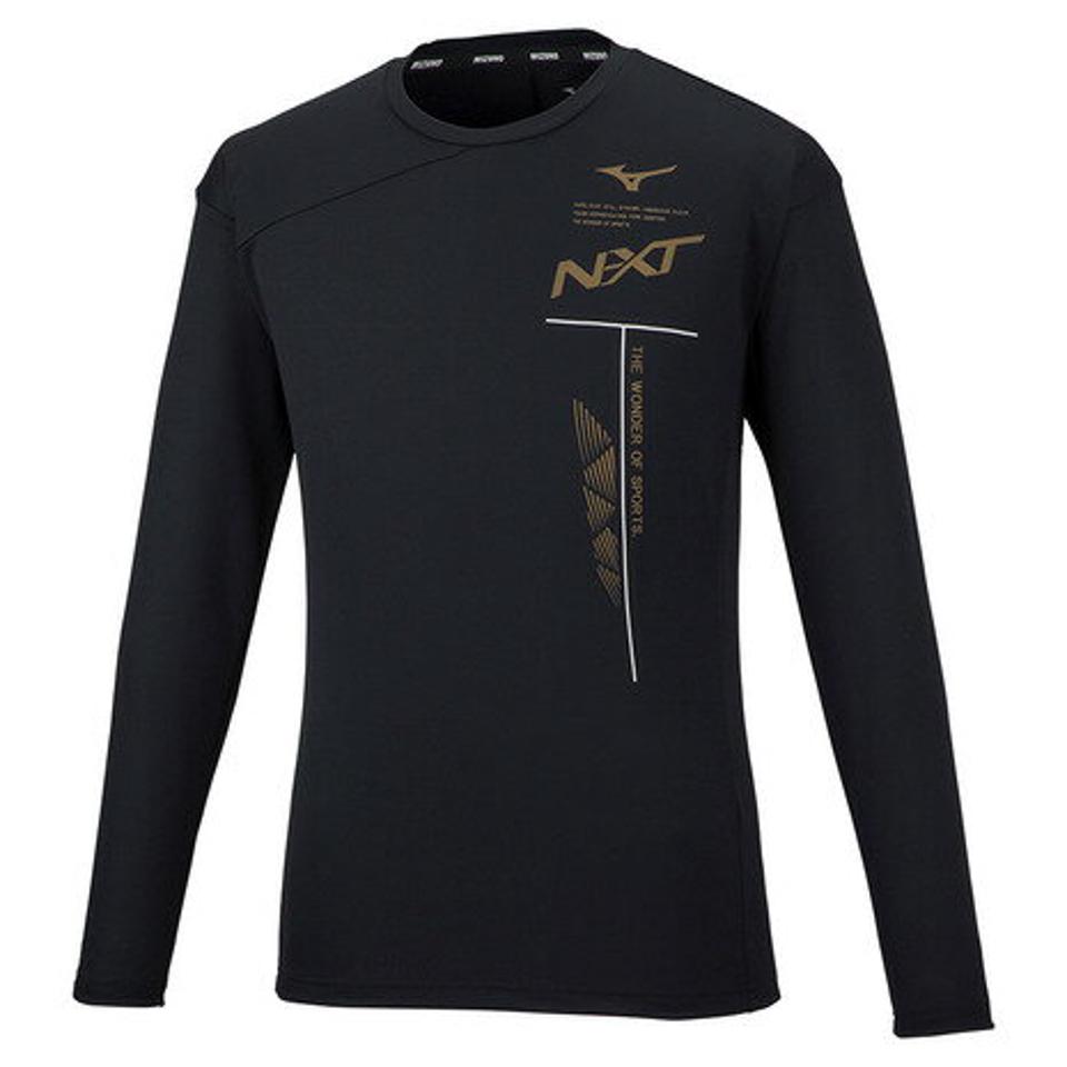 ミズノ（MIZUNO）（メンズ、レディース）バレーボールウェア N-XTプラクティスシャツ 長袖 V2MA251095 速乾