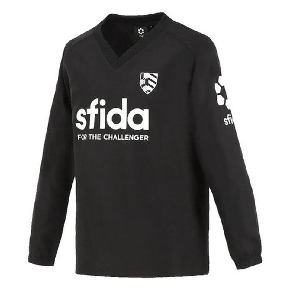 【10％OFFクーポン 2日まで】スフィーダ（SFIDA）（キッズ）サッカー フットサルウェア ジュニア ピステ 上下セット Challengder ウインドスーツセット SA-22523JR BLK/BLK