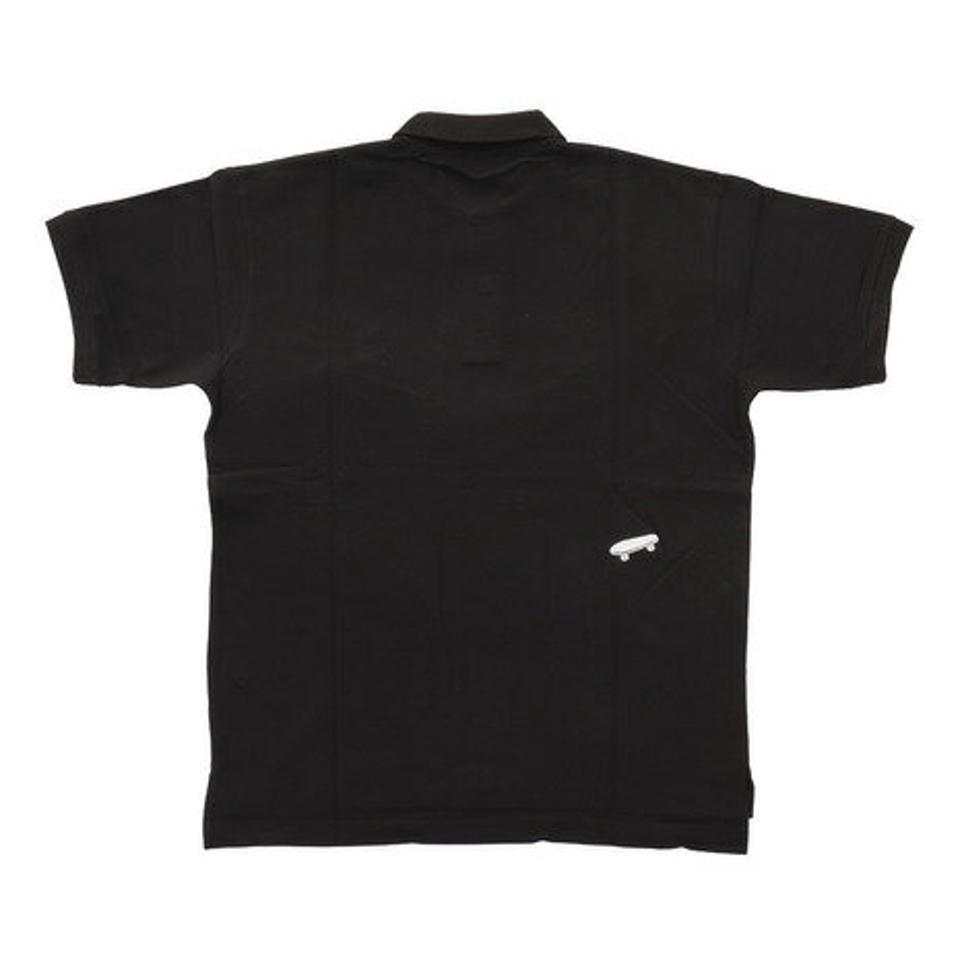 スライド（SLYDE）（メンズ）BIG SILHOUETTE ポロシャツ sl202005133-BK/WH