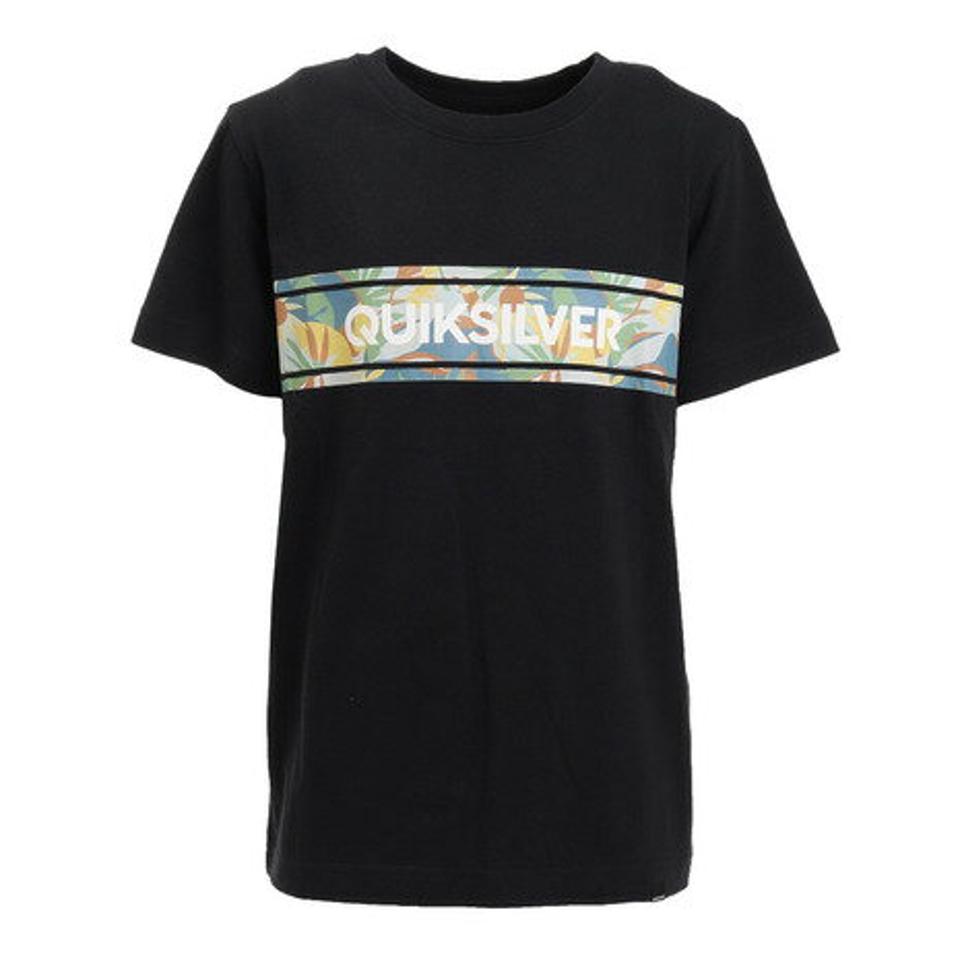 クイックシルバー（Quiksilver） FRONT LINE ST KIDS キッズ Tシャツ 半袖 REGULAR FIT KST201110BLK （キッズ）