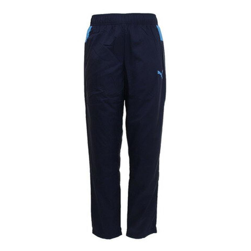 【1/25 24h限定 エントリー&対象3店舗買い回りで最大P10倍!】プーマ(PUMA)(メンズ)裏トリコット ウーブンパンツ 520449-02 NVY スポーツウェア