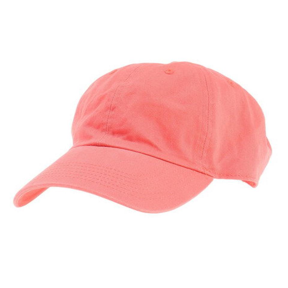 ニューハッタン（Newhattan）（メンズ）ベースボール ロー キャップ ツイル 1432 coral 4589682787295