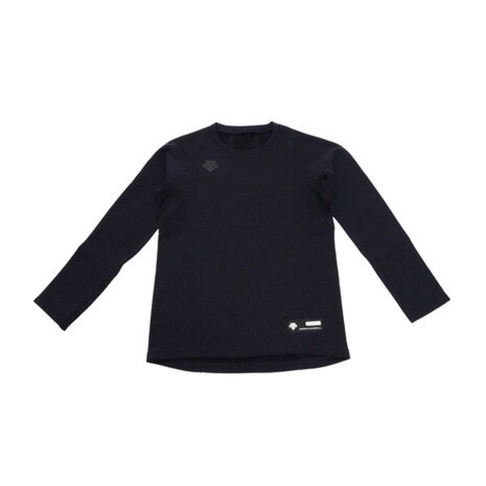 デサント（DESCENTE）（キッズ）野球ユニフォーム ジュニア 丸首長袖アンダーシャツ JSTD-657 DNVY