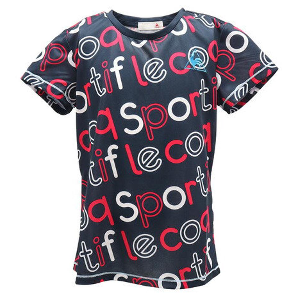 ルコック スポルティフ（Lecoq Sportif） ガールズ 半袖シャツ QMJPJA12XB NVY （キッズ）