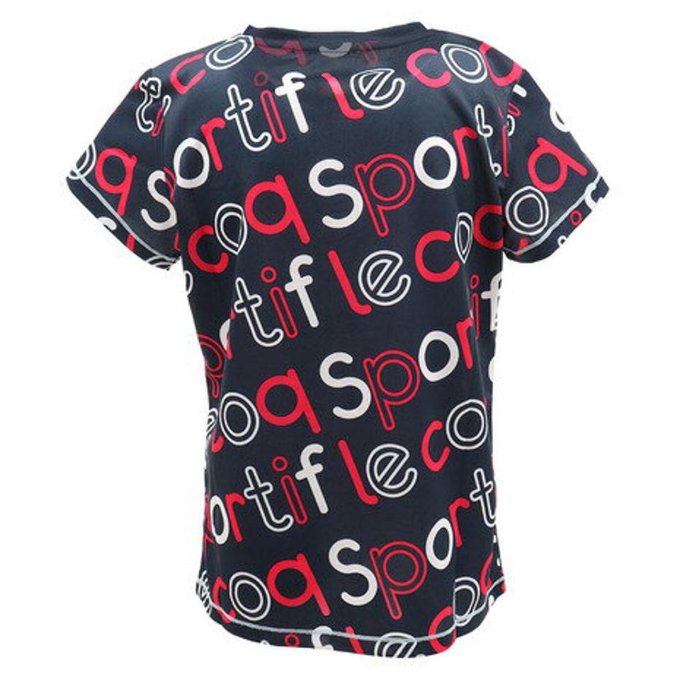 ルコック スポルティフ（Lecoq Sportif） ガールズ 半袖シャツ QMJPJA12XB NVY （キッズ）