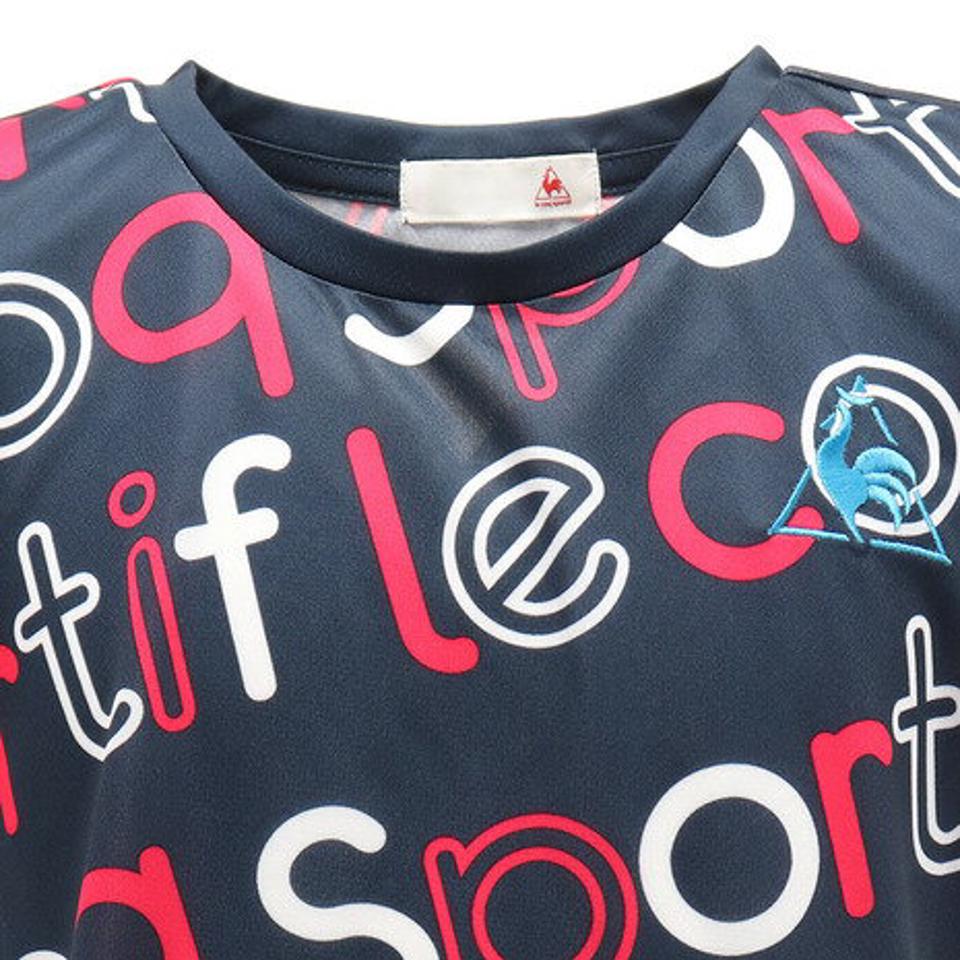 ルコック スポルティフ（Lecoq Sportif） ガールズ 半袖シャツ QMJPJA12XB NVY （キッズ）