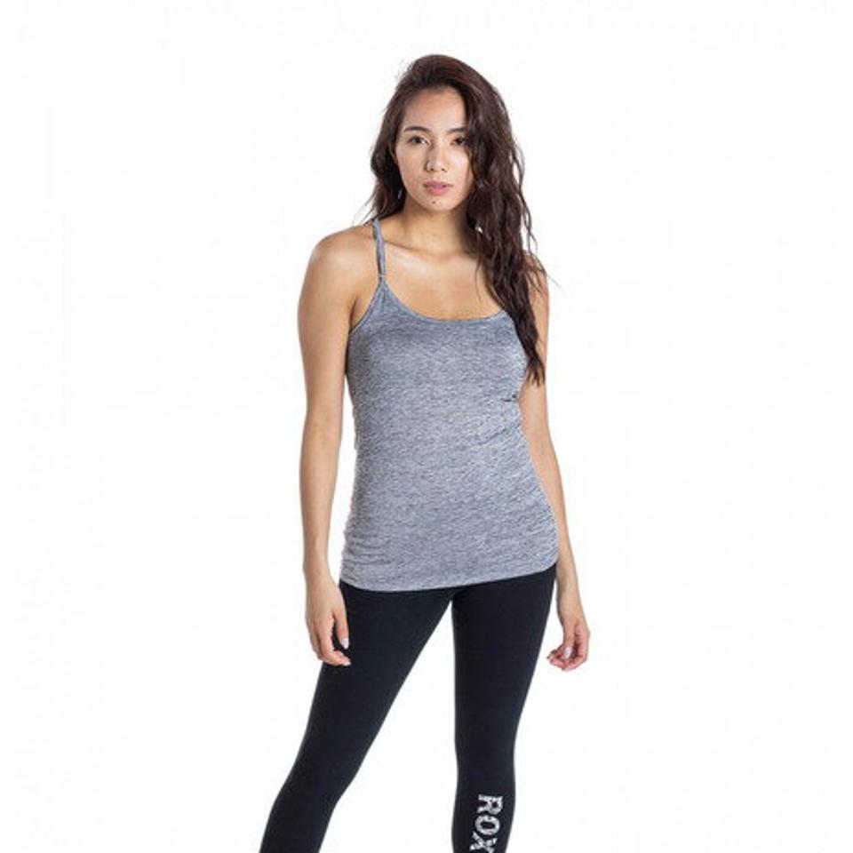 ロキシー（ROXY） 速乾 UVカット Tシャツ & カップ付きキャミ セット MOTIVATE YOURSELF RST201528 BLK （レディース）