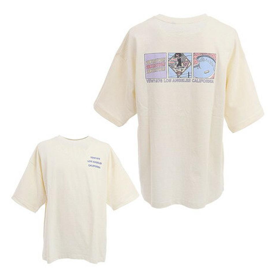 ヴィジョン（VISION） Tシャツ メンズ 半袖 3コマイラストBIG. 1505010-06 OFF カットソー （メンズ）