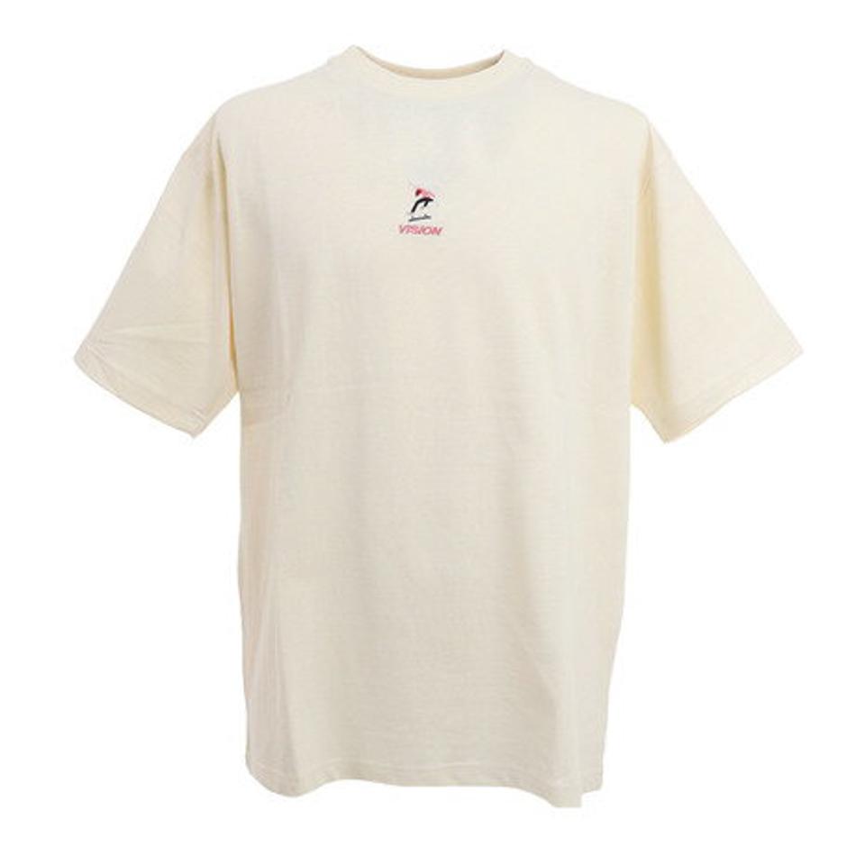 ヴィジョン（VISION） Tシャツ メンズ 半袖 レトロスケボーイラスト 1505008-06 OFF カットソー （メンズ）