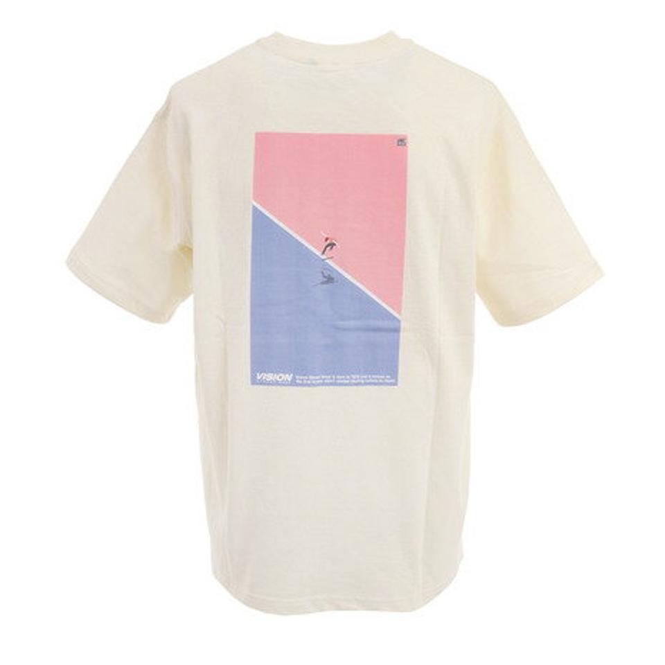 ヴィジョン（VISION） Tシャツ メンズ 半袖 レトロスケボーイラスト 1505008-06 OFF カットソー （メンズ）