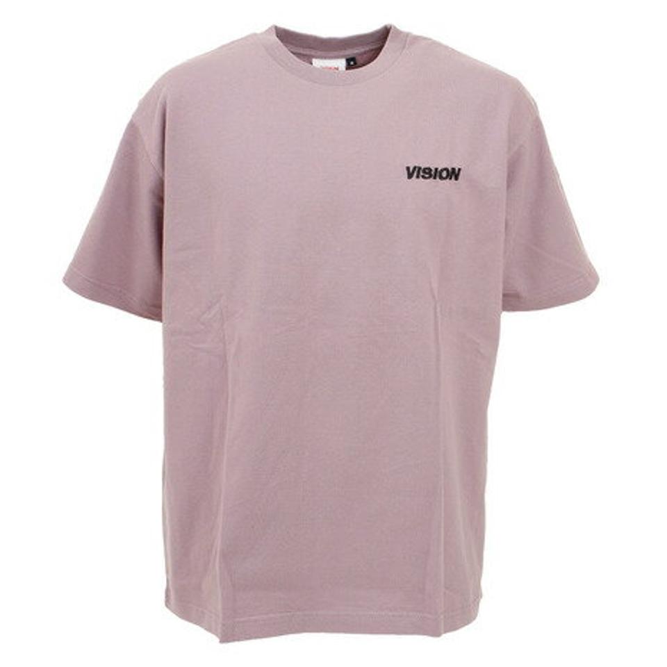 ヴィジョン（VISION） Tシャツ メンズ 半袖 バッグマグロゴ 0523114-74 PUR カットソー （メンズ、レディース）