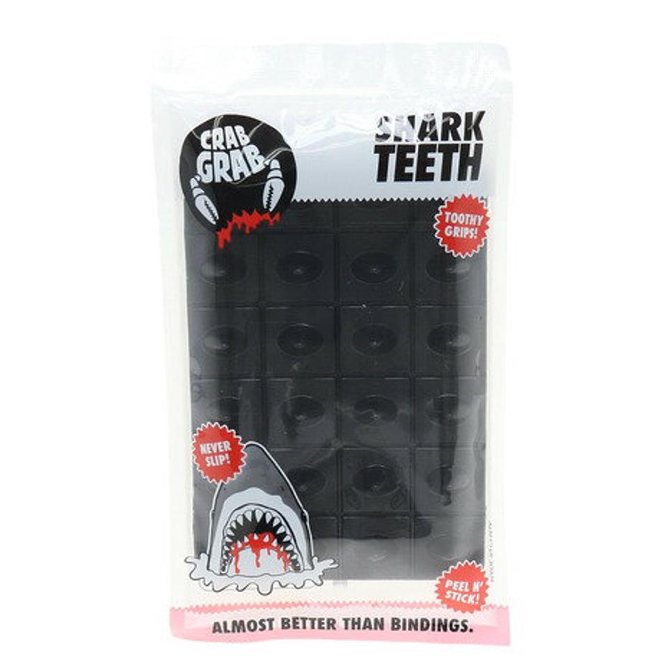 クラブグラブ（CRABGRAB）（メンズ、レディース）SHARK TEETH 22-60 SRK TH BK ブラック デッキパッド グリップ 滑り止め スノーボード スノボ