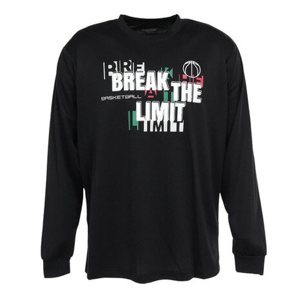 【3点10%OFFクーポン対象！12/21まで】エックスティーエス（XTS）（メンズ）バスケットボールウェア ロンT ドライプラス 長袖Tシャツ 751G1ES6623BLK
