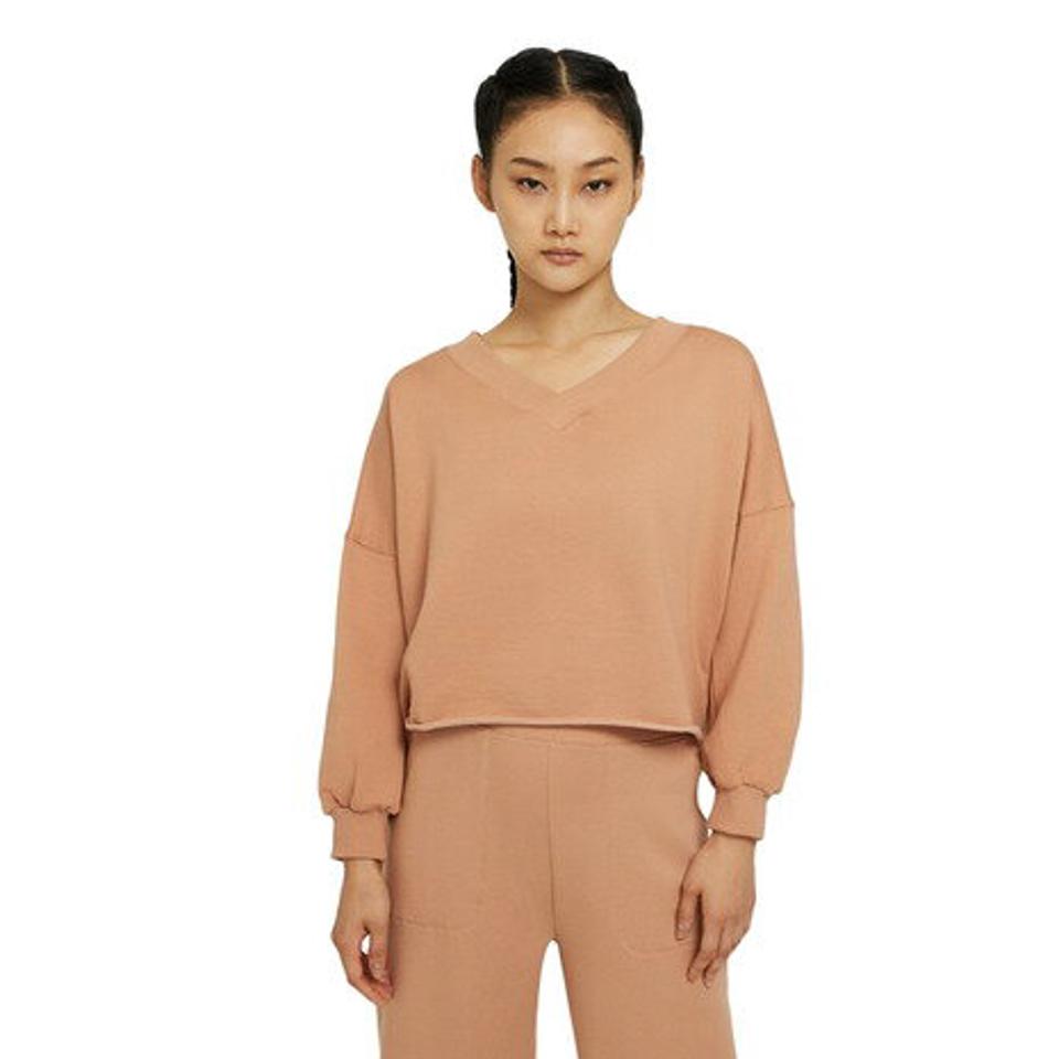 ナイキ（NIKE） NY ウェルネス フリース Vネック 長袖 トップス DA0773-288 （レディース）