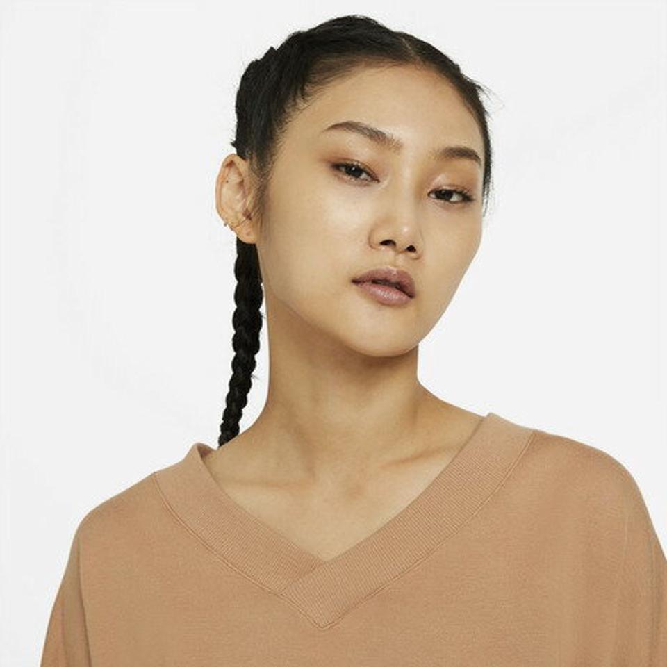 ナイキ（NIKE） NY ウェルネス フリース Vネック 長袖 トップス DA0773-288 （レディース）