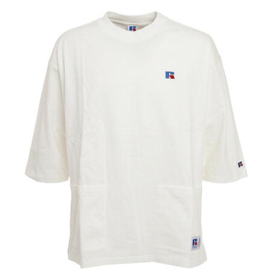ラッセル（RUSSELL）（メンズ）コットン 7S Tシャツ RBM21S0006 WHT 半袖
