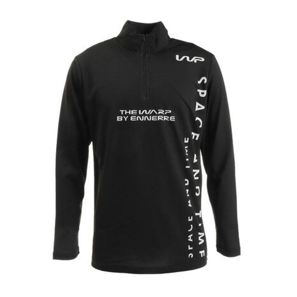 ザ・ワープ・バイ・エネーレ（The Warp By Ennerre）（メンズ）ゴルフウェア 吸汗 速乾 ストレッチ 消臭 軽量 ハーフジップ長袖シャツ WB5LTY04