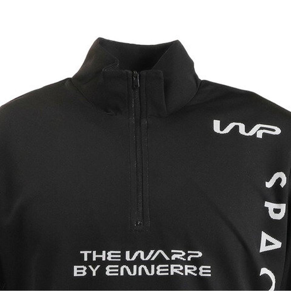 ザ・ワープ・バイ・エネーレ（The Warp By Ennerre）（メンズ）ゴルフウェア 吸汗 速乾 ストレッチ 消臭 軽量 ハーフジップ長袖シャツ WB5LTY04