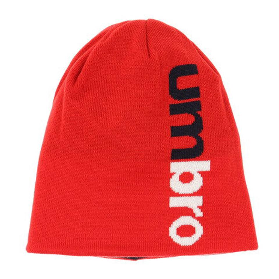 【10/26 10:00〜10/28 23:59迄 エントリー＆対象3店舗買い回りで最大P10倍！】アンブロ（UMBRO） ジュニア リバーシブルニットキャップ UUDOJC51 NVRD （キッズ）