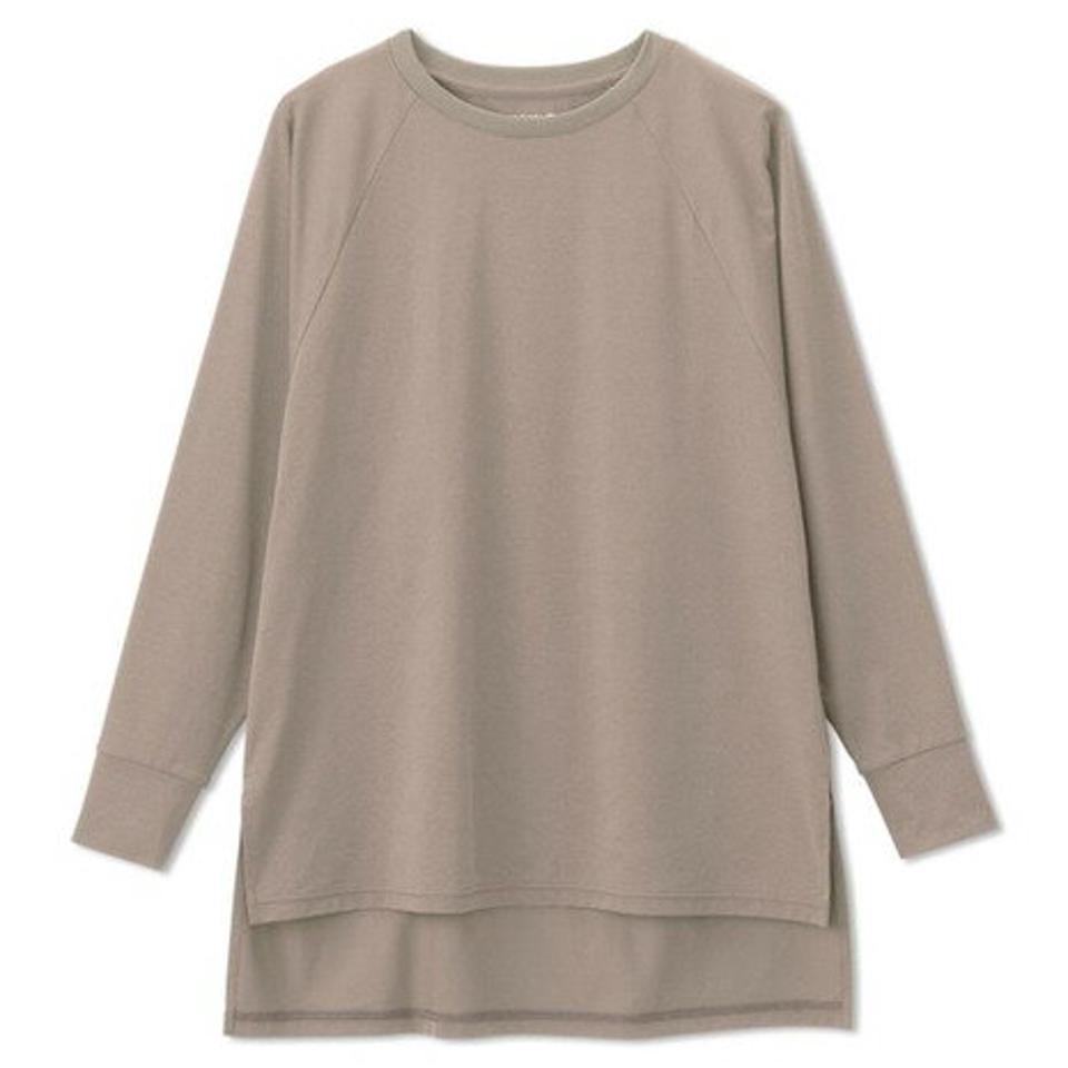 ダンスキン（DANSKIN）（レディース）ハイゲージロングスリーブTシャツ DA721301 WH