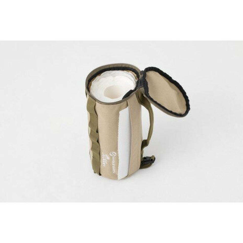 ホールアース（Whole Earth） キッチンペーパー カバー WE2MDZ38 BLK ブラック DOCUMENT コラボ 車中泊 キャンプ アウトドア