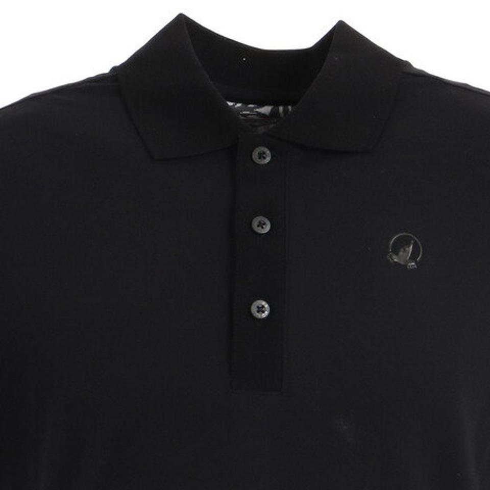 【10/26 10:00〜10/28 23:59迄 エントリー＆対象3店舗買い回りで最大P10倍！】本間ゴルフ（HONMA） ゴルフウェア シードステッチ半袖シャツ 031731108BK （メンズ）