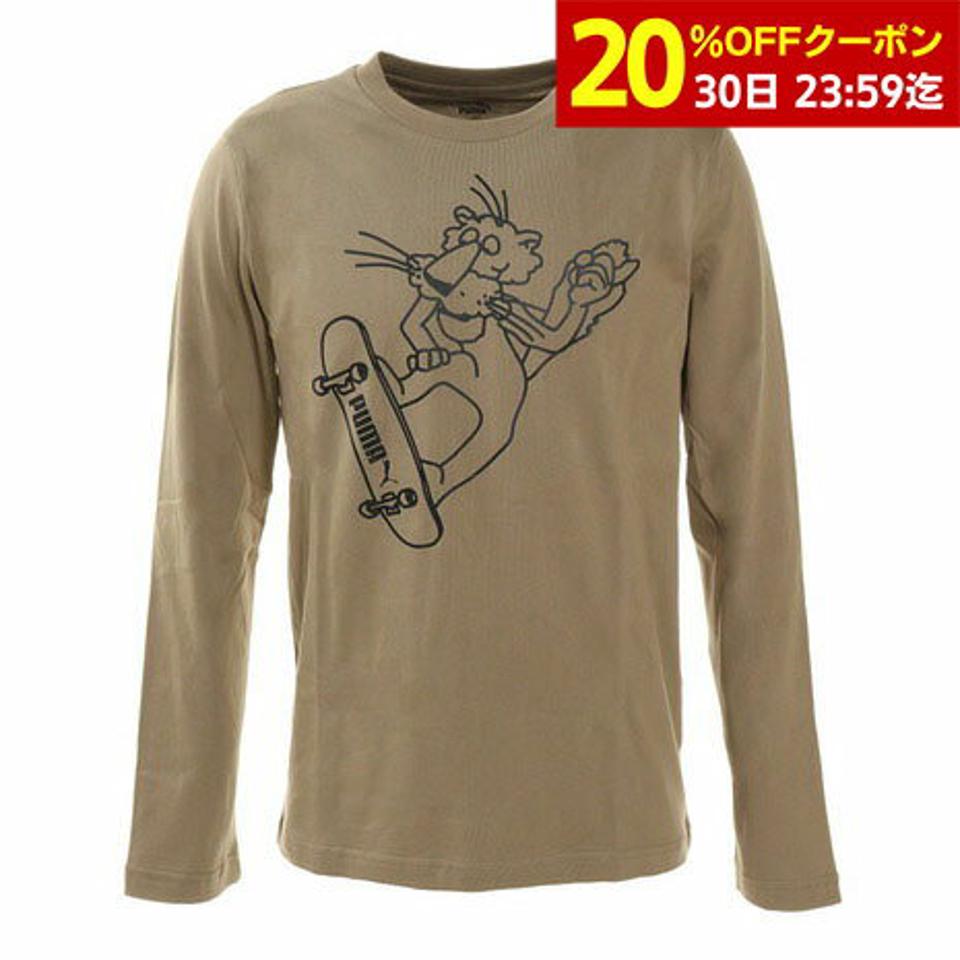 【20%OFFクーポン！30日迄】プーマ（PUMA） SUPER PUMA 長袖Tシャツ 587607 01 FGRN スポーツウェア （メンズ）