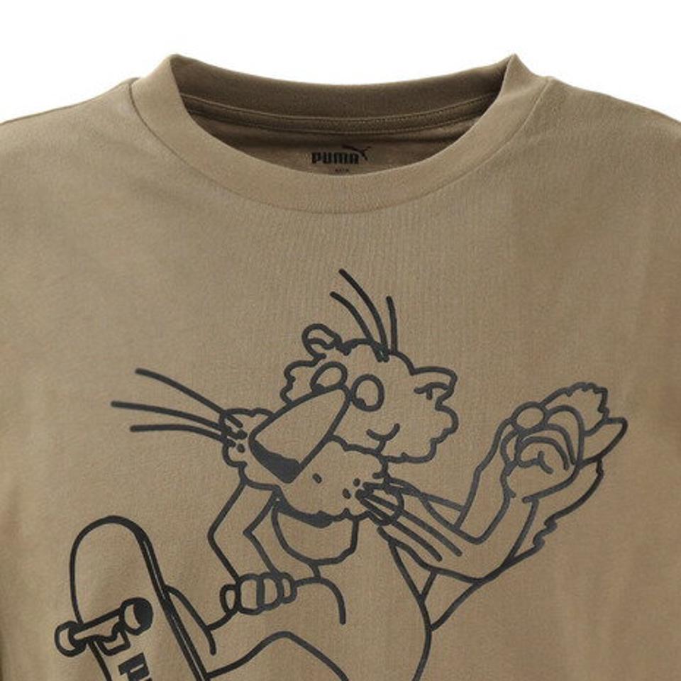 【20%OFFクーポン！30日迄】プーマ（PUMA） SUPER PUMA 長袖Tシャツ 587607 01 FGRN スポーツウェア （メンズ）