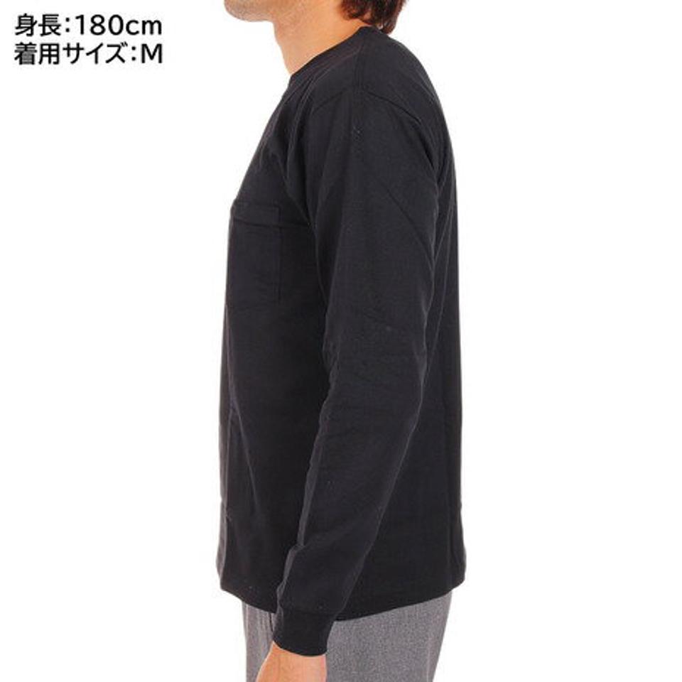 ヘインズ（Hanes）（メンズ）メンズ BEEFY-T ポケット長袖Tシャツ H5196 090X オンライン価格