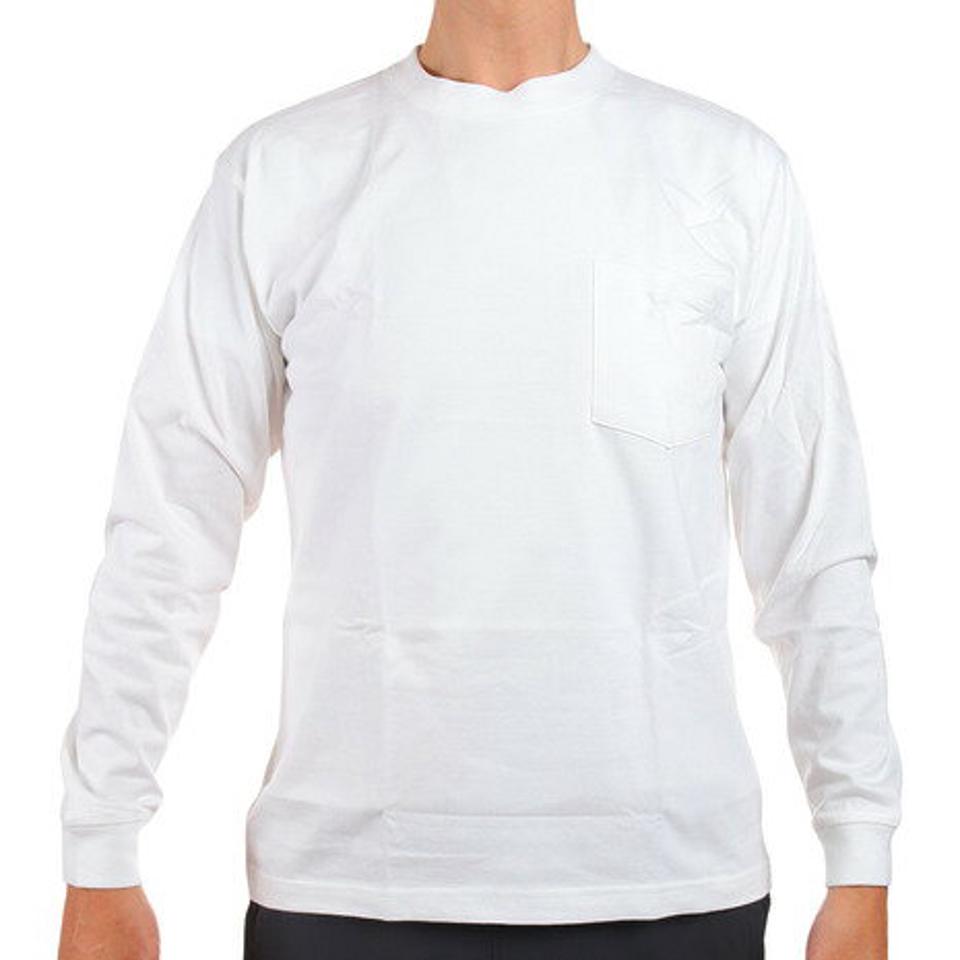 ヘインズ（Hanes）（メンズ）メンズ BEEFY-T ポケット長袖Tシャツ H5196 010X オンライン価格