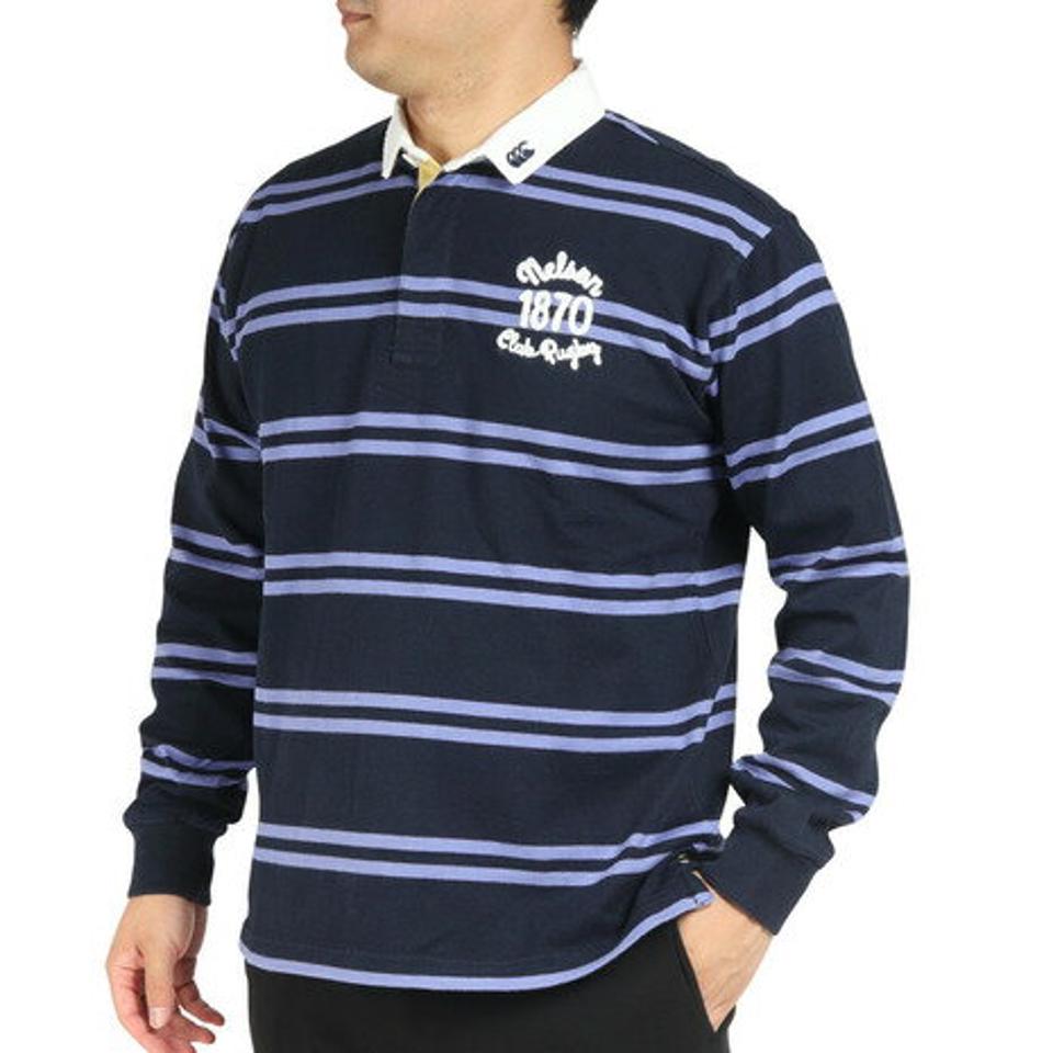 【10/26 10:00〜10/28 23:59迄 エントリー&対象3店舗買い回りで最大P10倍!】カンタベリー(canterbury) ロングスリーブラガーシャツ RA42524 77 (メンズ)