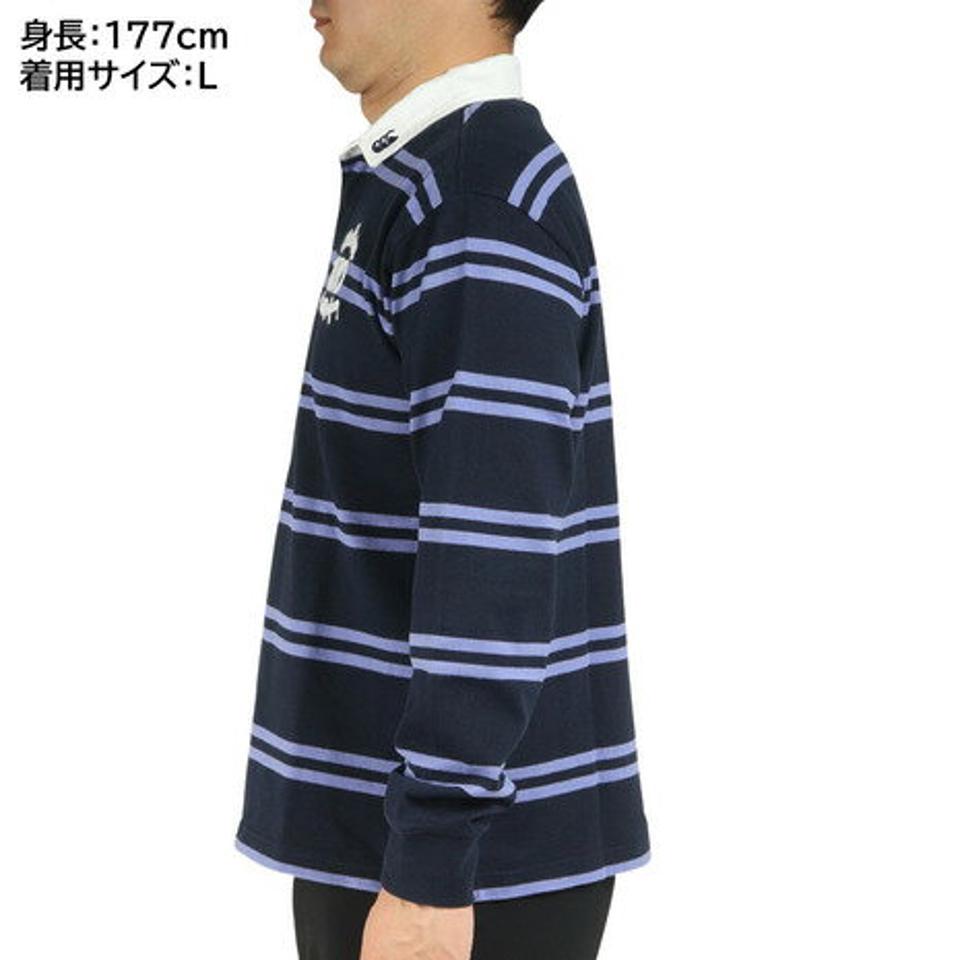 【10/26 10:00〜10/28 23:59迄 エントリー&対象3店舗買い回りで最大P10倍!】カンタベリー(canterbury) ロングスリーブラガーシャツ RA42524 77 (メンズ)