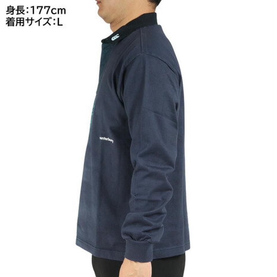【10/26 10:00〜10/28 23:59迄 エントリー&対象3店舗買い回りで最大P10倍!】カンタベリー(canterbury) ロングスリーブラガーシャツ RA42524 43 (メンズ)