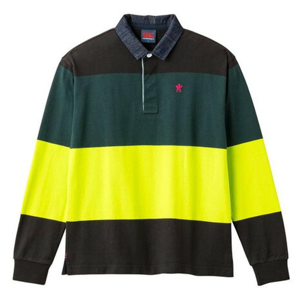 【10/26 10:00〜10/28 23:59迄 エントリー＆対象3店舗買い回りで最大P10倍！】カンタベリー（canterbury） ロングスリーブラガーシャツ RA42524 18 （メンズ、レディース）