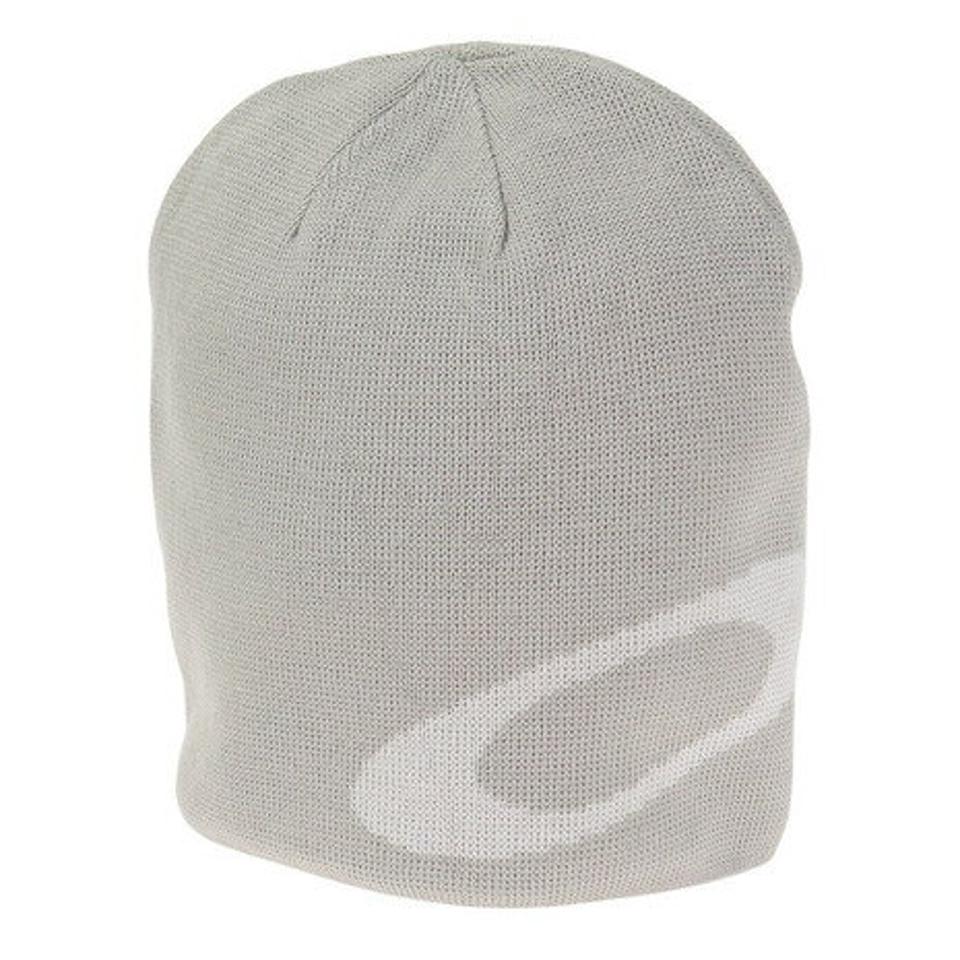 オークリー（OAKLEY）（メンズ）Mainline Beanie ビーニー ELLIPSE 911498-22Y グレー ニット帽 リバーシブル カジュアル スキー スノーボード