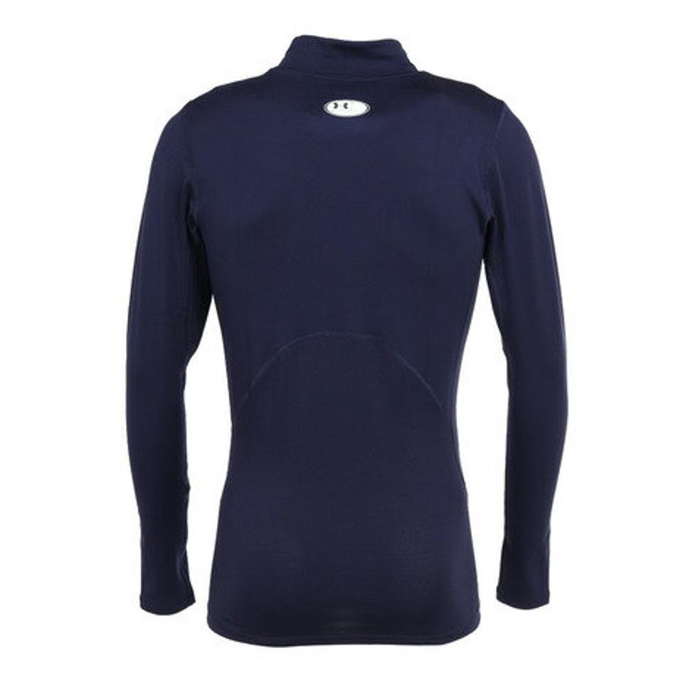 【2/25 24h限定 エントリー&対象4店舗買い回りで最大P10倍!】アンダーアーマー(UNDER ARMOUR)(メンズ)着圧 長袖 コンプレッション 冬用 コールドギアアーマー モックシャツ 1366072 410 速乾
