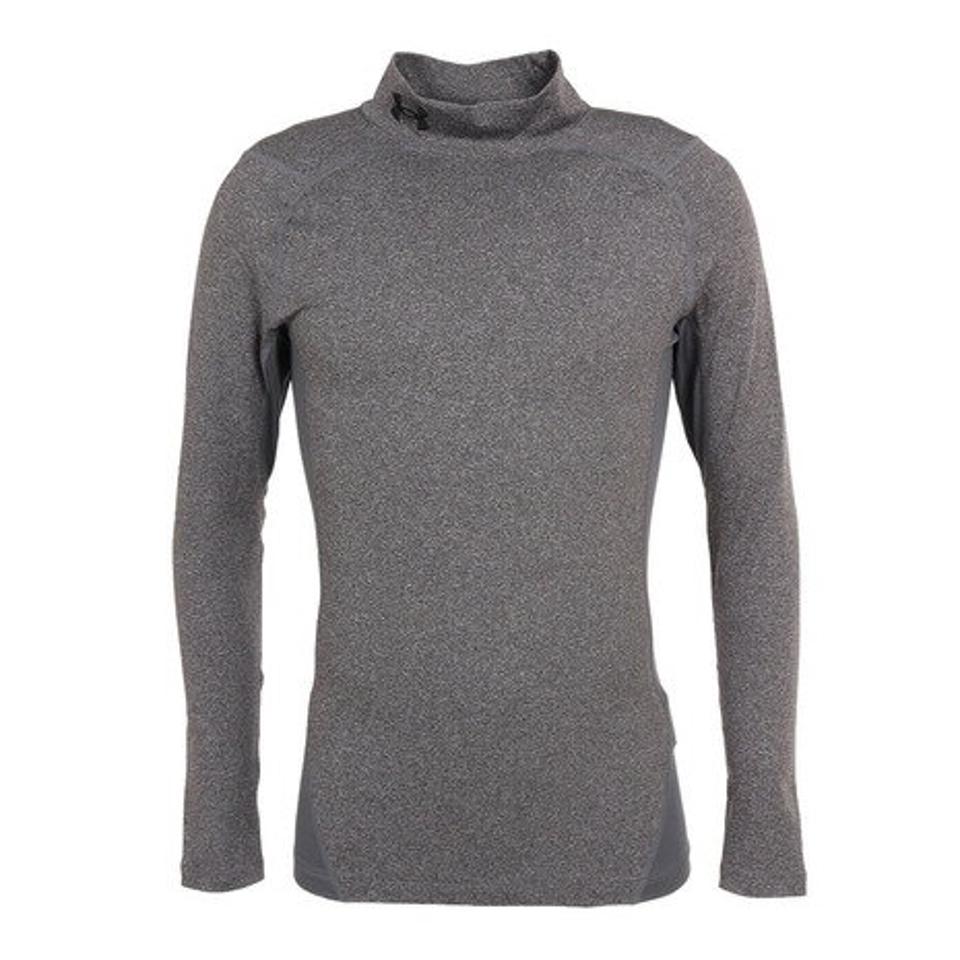 【2/25 24h限定 エントリー＆対象4店舗買い回りで最大P10倍！】アンダーアーマー（UNDER ARMOUR）（メンズ）長袖シャツ メンズ 着圧 コールドギアアーマー モックシャツ 1366072 020 速乾