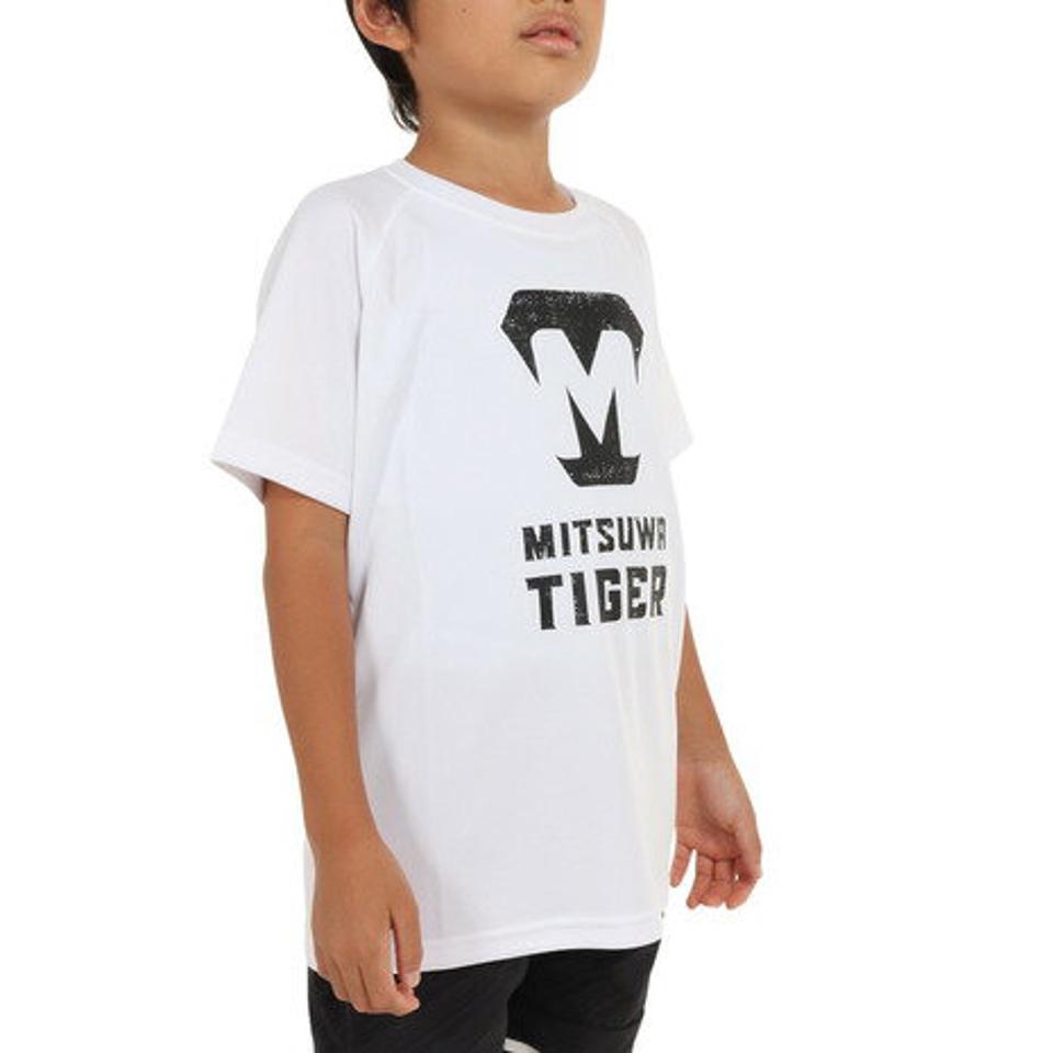 【10%OFFクーポン対象！12/21まで】美津和タイガー（mitsuwa-tiger）（キッズ） ジュニア ベーシック ロゴ 半袖Tシャツ MT7KSJ47