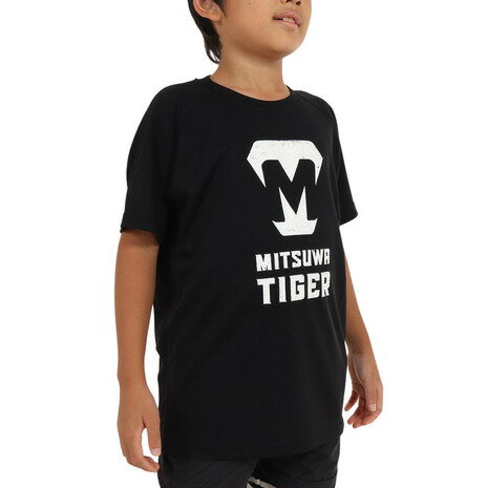 【10%OFFクーポン対象！12/21まで】美津和タイガー（mitsuwa-tiger）（キッズ） ジュニア ベーシック ロゴ 半袖Tシャツ MT7KSJ47