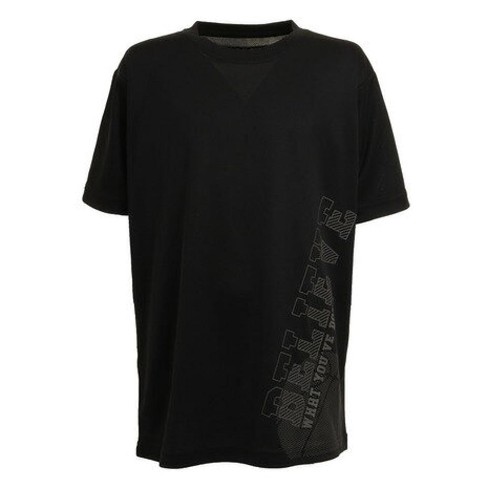 【2点10％OFFクーポン! 24日迄】エックスティーエス（XTS）（キッズ）ジュニア ドライ 吸汗速乾 半袖Tシャツ 751G1CD4418 BLK バスケットボールウェア