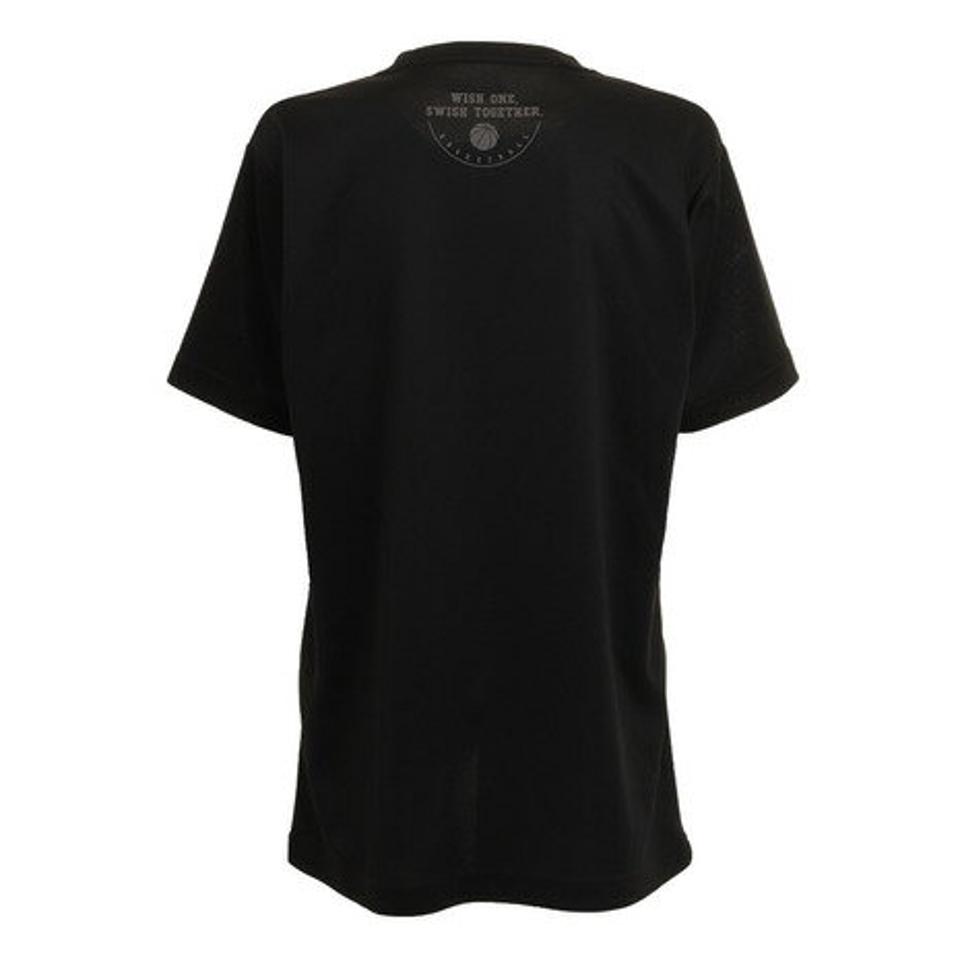 【2点10％OFFクーポン! 24日迄】エックスティーエス（XTS）（キッズ）ジュニア ドライ 吸汗速乾 半袖Tシャツ 751G1CD4418 BLK バスケットボールウェア